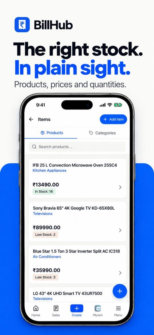 BillHub screen 3