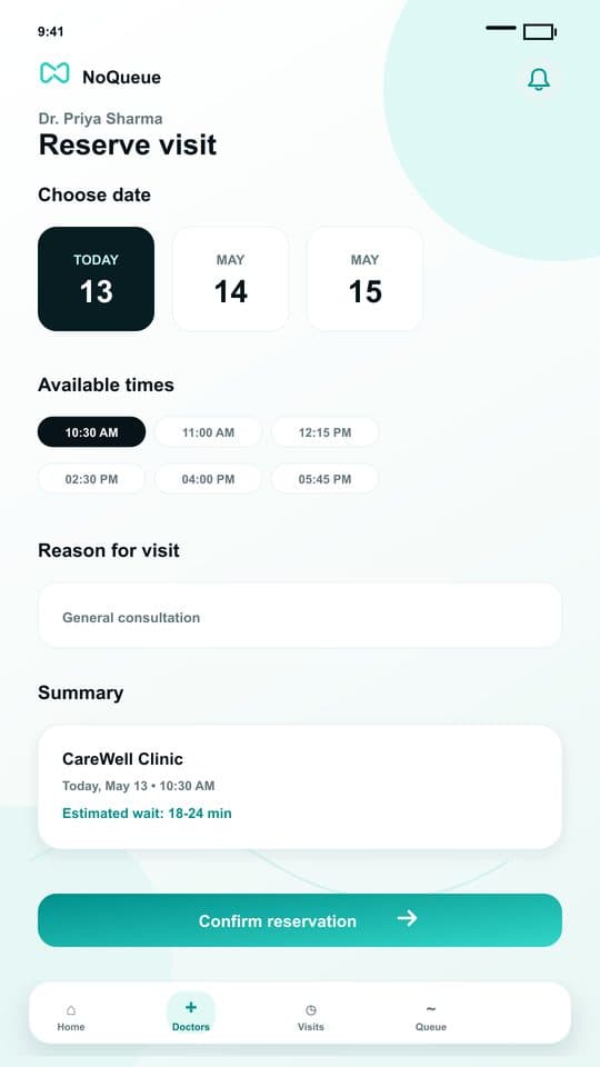 NoQueue screen 4