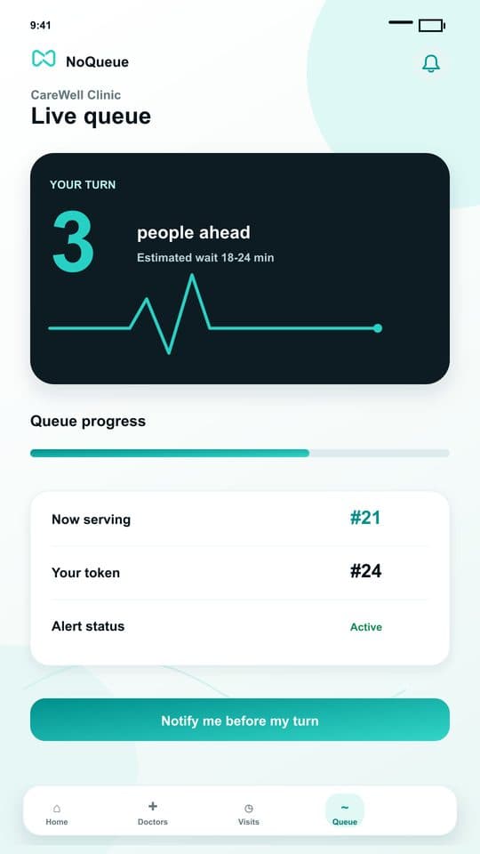 NoQueue screen 6